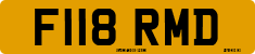 License plate of the United Kingdom, 1983 year system