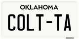 Oklahoma, Vanity Plates