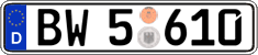 German license plate, Authorities and federal agencies
