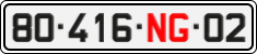 License plate of Vietnam, Diplomatic