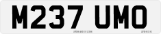 License plate of the United Kingdom, 1983 year system