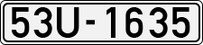License plate of Vietnam, Cars