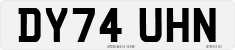 License plate of the United Kingdom, 2001 year system