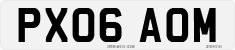 License plate of the United Kingdom, 2001 year system