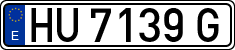 License plates of Spain, 1971 year series