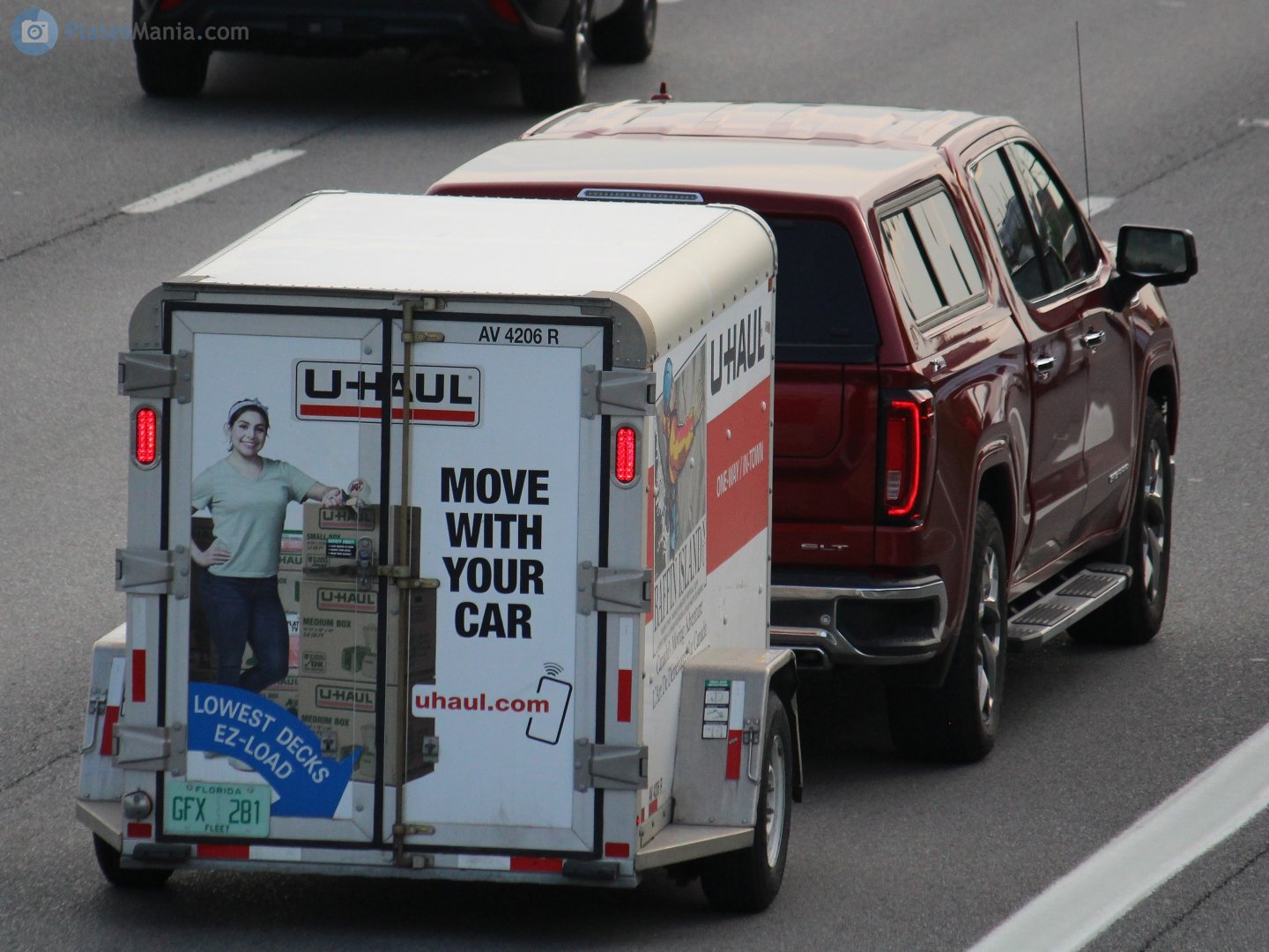 GFX 281, U-Haul 5' x 8' Cargo Trailer (AV) 