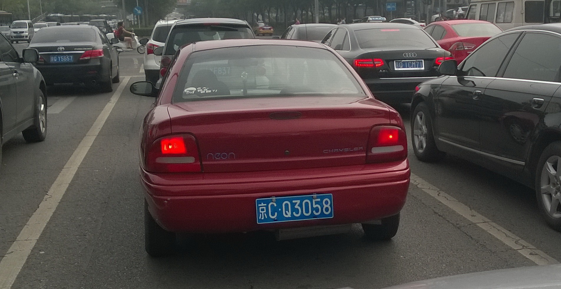京C·Q3058, Chrysler Neon 1st gen Sedan (PL), 1995–1999