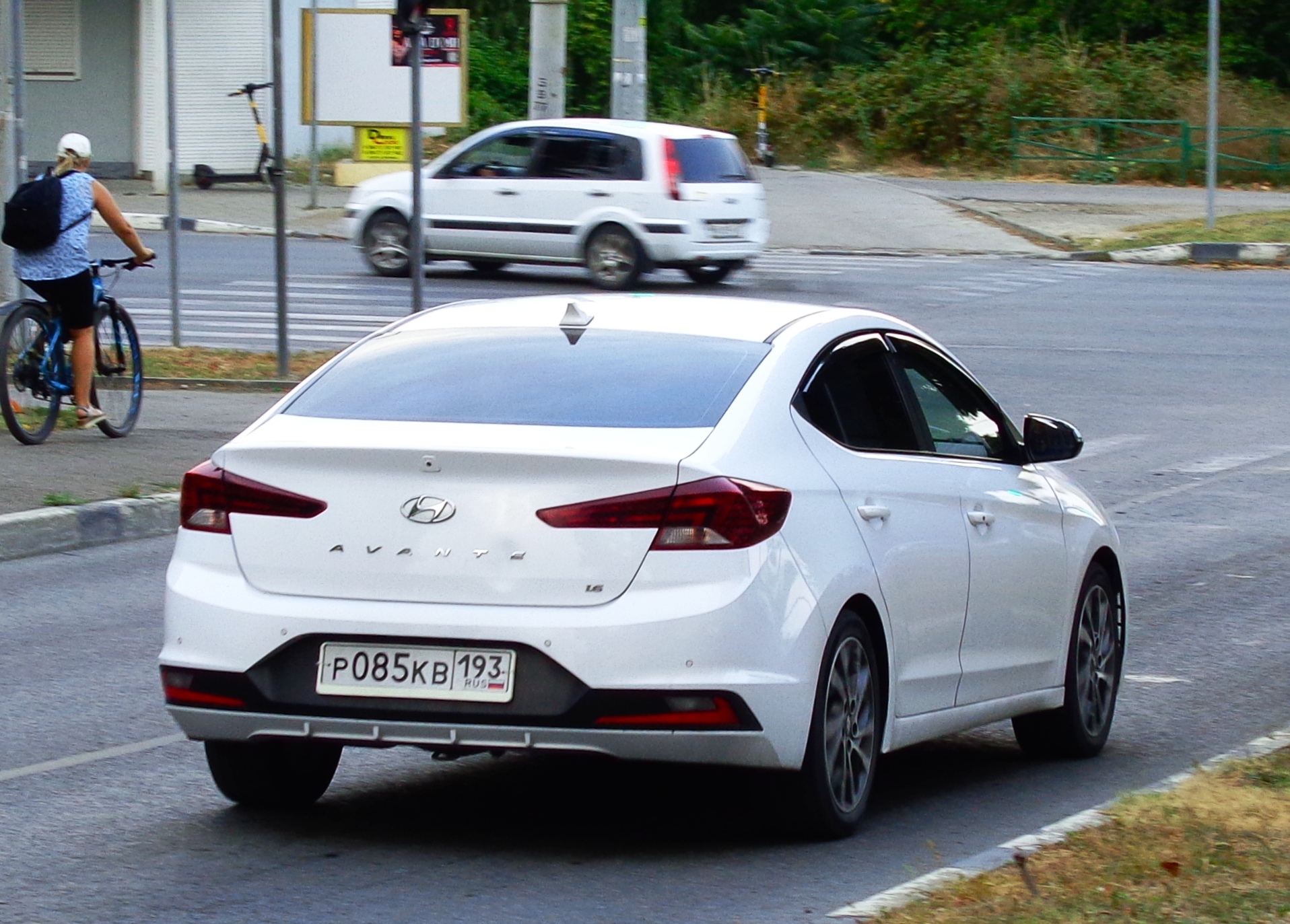 р 085 кв 193, Hyundai Avante 5th gen (AD), facelift, 2018–2020