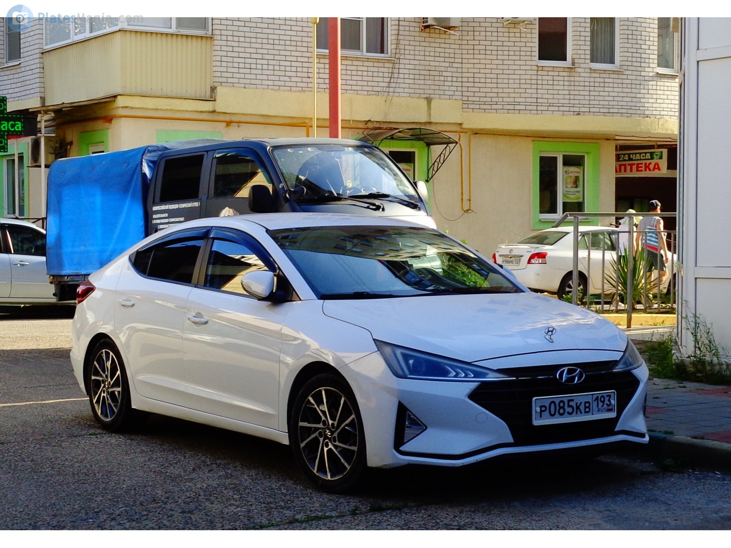 р 085 кв 193, Hyundai Avante 5th gen (AD), facelift, 2018–2020