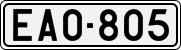 License plate of Finland, Cars