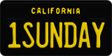 California, Vanity Plates