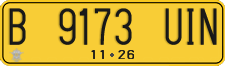License plate of Indonesia, Commercial vehicles