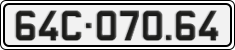 License plate of Vietnam, Cars