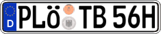 German license plate, Plates for oldtimers (type 