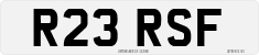 License plate of the United Kingdom, 1983 year system
