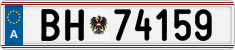License plate of Austria, Official services and consulates