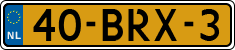 License plate of the Netherlands, Heavy Commercial Vehicles (1994 system)