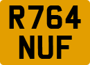 License plate of the United Kingdom, 1983 year system