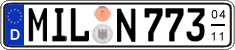 German license plate, Seasonal plates