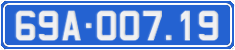 License plate of Vietnam, Government and public administrations