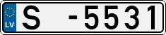 License plate of Latvia, Trailers