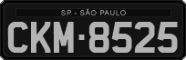 License plate of Brazil, Oldtimers (1990)