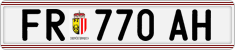 License plate of Austria, Regular plates