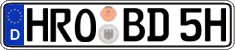 German license plate, Plates for oldtimers (type 