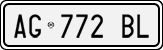 License plate of Italy, Cars (1994 year series)