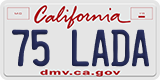 California, Vanity Plates