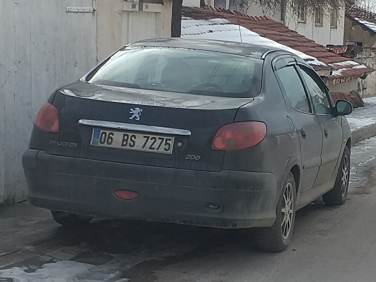 06 BS 7275, Peugeot 206 1st gen SD Sedan (T13), 2006–2012