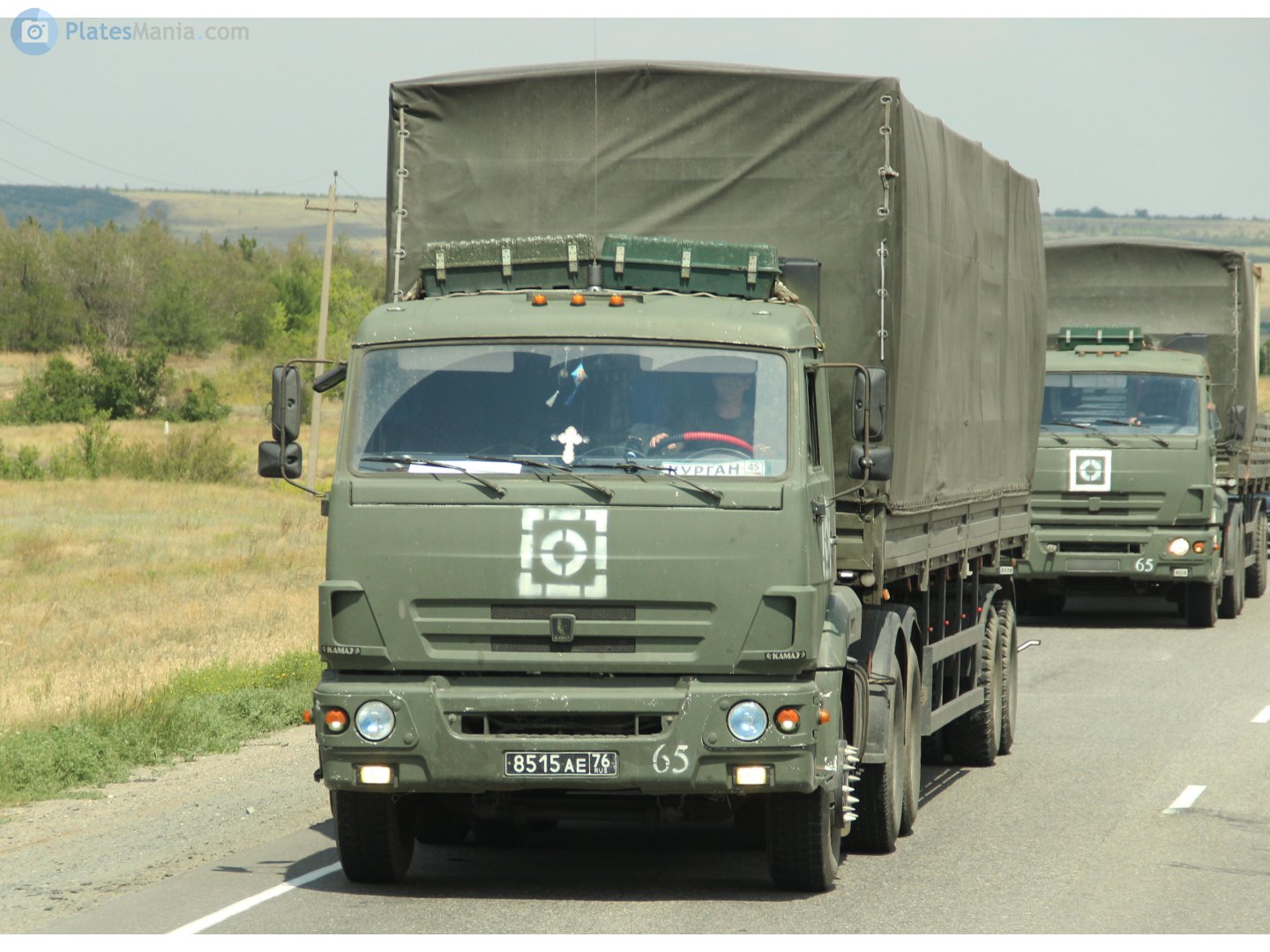 8515 ае 76, KamAZ 6511 65116 Military, 2013–