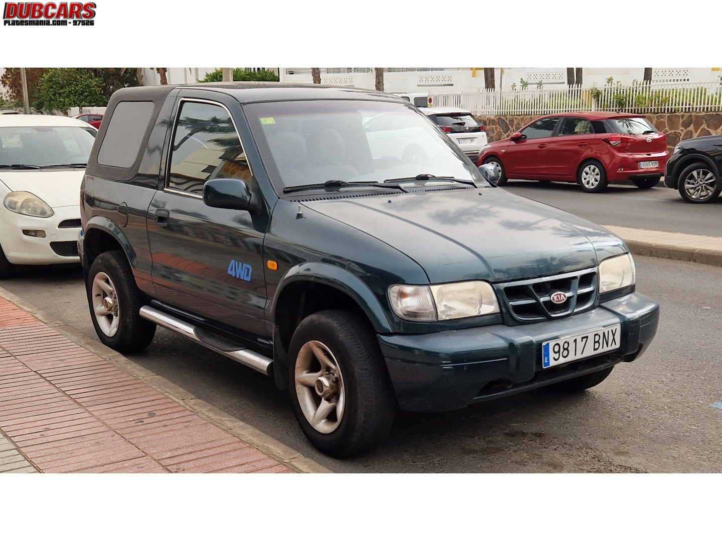 9817 BNX, Kia Sportage 1st gen 3-door Softtop (JA/NB), 1993–2002