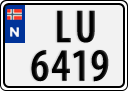 License plate of Norway, Trailers, motorcycles, special vehicles