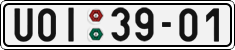 License plate of the Czech Republic, Cars (1960)