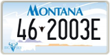 Montana, 1-12345A / 10-1234A