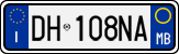 License plate of Italy, Cars (1994 year series)
