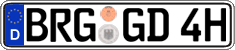 German license plate, Plates for oldtimers (type 