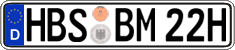German license plate, Plates for oldtimers (type 
