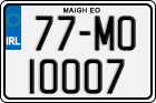License plate of Ireland, Regular plates