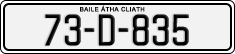 License plate of Ireland, Regular plates