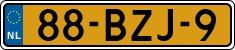License plate of the Netherlands, Heavy Commercial Vehicles (1994 system)