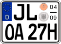 German license plate, Seasonal plates (Oldtimers)
