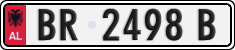 License plate of Albania, Cars (1993)