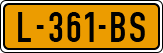 License plate of the Netherlands, Cars