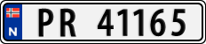 License plate of Norway, Cars
