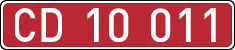 License plates of Spain, Diplomatic