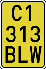 License plates of Spain, Specialty plates