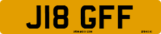 License plate of the United Kingdom, 1983 year system