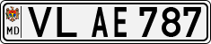 License plate of Moldova, Cars (1992)